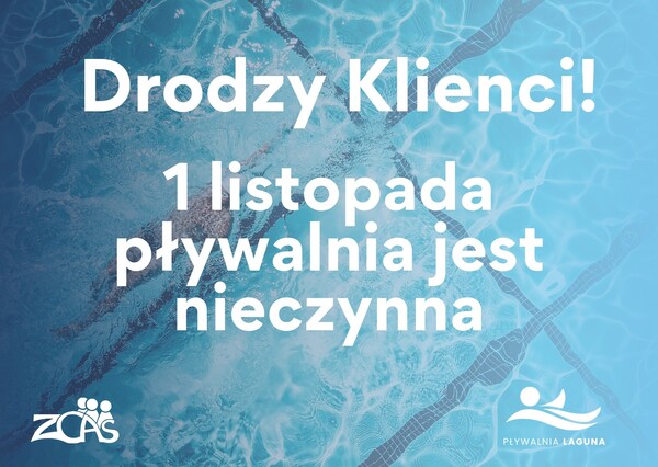 1.11 pływalnia będzie nieczynna
