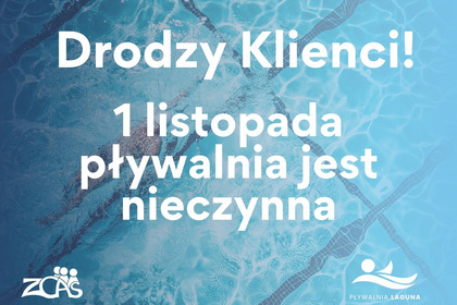 1.11 pływalnia będzie nieczynna