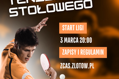 XIII edycja Złotowskiej Ligi Tenisa Stołowego 2025