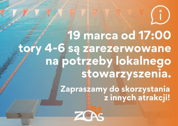 Rezerwacja trzech torów - 19.03.2025r.