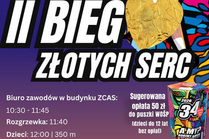 II Bieg złotych serc dla WOŚP! 