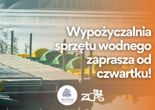 Wypożyczalnia sprzętu wodnego zaprasza od czwartku 30.04!