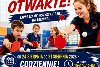 TRENINGI OTWARTE – ZAPRASZAMY WSZYSTKIE DZIECI!